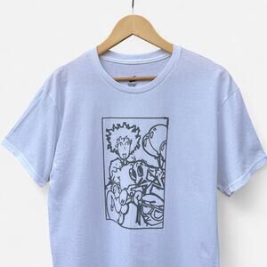 Xaviersobased spotify pfp graphic screen printed on Hanes shirt rap hip hop